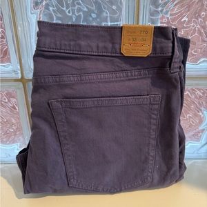 *NWT* Men’s Jcrew 770 straight fit stretch chino pant in dusty navy size 33x34